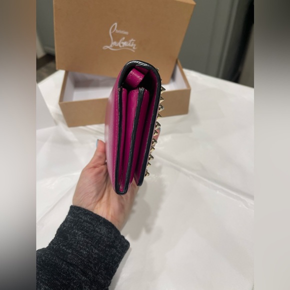 Christian Louboutin Macaron Wallet/Wristlet Spikes - Picture 10 of 11